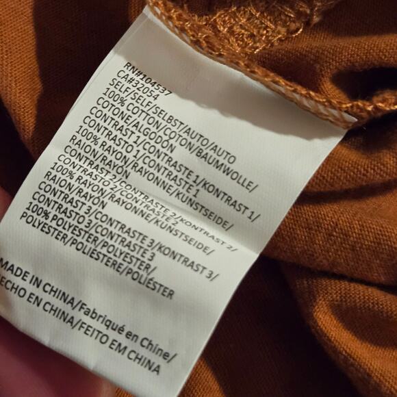 Anthropologie TINY Shirt Womens XL Tank Cami Halter Burnt Oramge NWT-pls‎ read - Picture 9 of 9